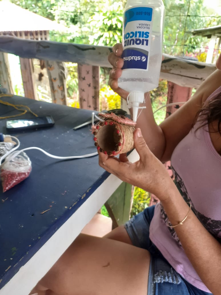 Tisser Les Rêves: Travail de macramé avec fibre de Cabuya